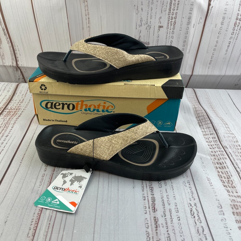 Aerothotic Trek Women's 11 US 41 EU Slide Sandals Brown